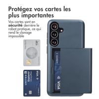 imoshion Coque arrière avec porte-cartes Samsung Galaxy S25 FE - Bleu foncé