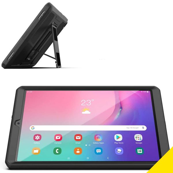 Accezz Coque Rugged Back Samsung Galaxy Tab A 10.1 (2019) - Noir