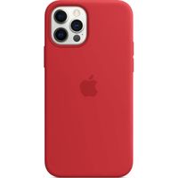 Apple Coque en silicone MagSafe Apple iPhone 12 (Pro) - Red