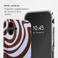 Selencia Coque arrière Vivid Apple iPhone 16 - Dream Swirl Chocolate