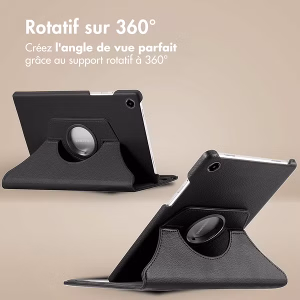 imoshion Coque tablette rotatif à 360° Samsung Galaxy Tab A11 - Noir