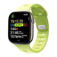 Nomad Bracelet Tempo en silicone Apple Watch Series 1 - 9 / SE (38/40/41 mm) | Series 10 / 11 (42 mm) - Lime