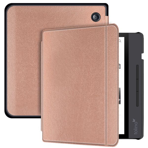 imoshion ﻿Slim Hard Sleepcover avec support Tolino Vision 5 - Rose Champagne