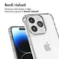 imoshion Coque avec dragonne + bracelet Apple iPhone 14 Pro - Perles Cœurs
