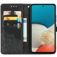 imoshion Etui de téléphone portefeuille Mandala Samsung Galaxy A53 - Noir