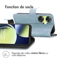 imoshion Étui de télephone portefeuille OnePlus Nord CE 3 / CE 3 Lite - Bleu clair