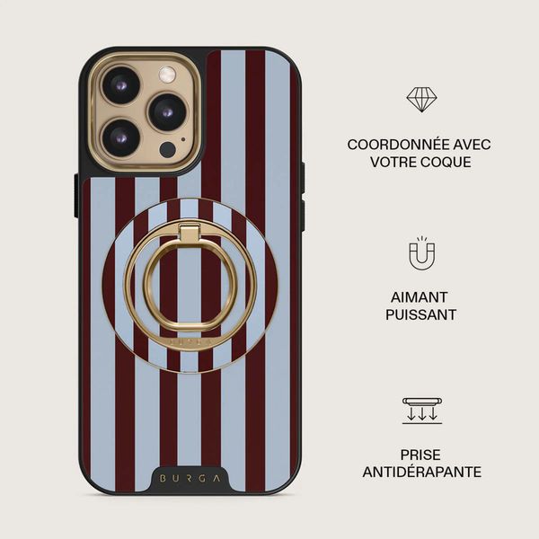 Burga Ringholder MagSafe Gold - Bague téléphone - Offline