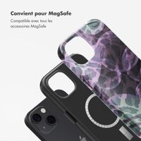 Selencia Coque arrière Vivid avec MagSafe Apple iPhone 13 - Leo Bubble Green