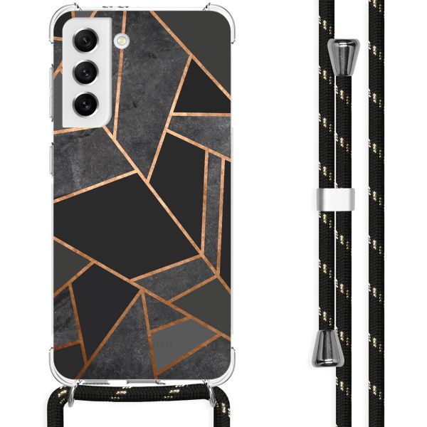 imoshion Coque Design avec cordon Samsung Galaxy S21 - Black Graphic