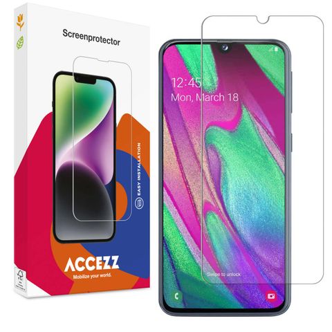 Accezz Protection d'écran en verre trempé Samsung Galaxy A40