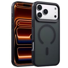 Accezz Coque Givrée Robuste avec MagSafe Apple iPhone 17 Pro Max - Noir