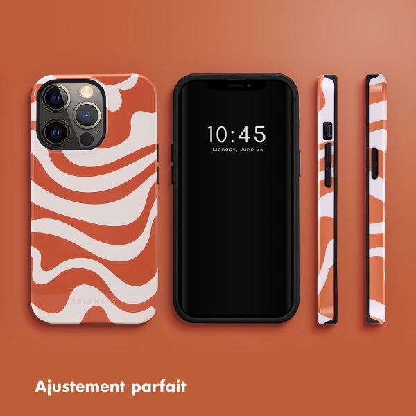 Selencia Coque arrière Vivid Tough iPhone 13 Pro - Dream Swirl Orange