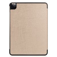 imoshion Coque tablette Trifold iPad Pro 12.9 (2022) / Pro 12.9 (2021) - Dorée