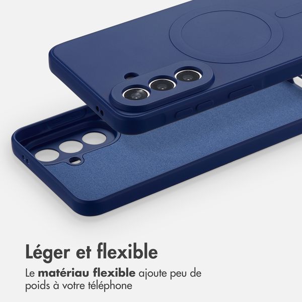 imoshion Coque Couleur avec MagSafe Samsung Galaxy A57 (5G) - Royal Blue