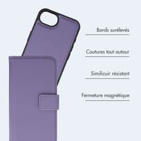 imoshion Étui portefeuille luxe 2-en-1 amovible Apple iPhone 17e / 16e - Violet