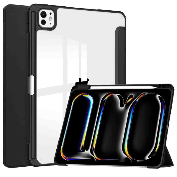 imoshion Coque tablette rigide Trifold Apple iPad Pro 13 (2024) M4 - Noir