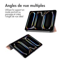 imoshion Coque tablette Trifold Apple iPad Pro 13 (2024) M4 - Rose Doré