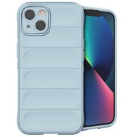 imoshion Coque arrière EasyGrip iPhone 13 - Bleu clair