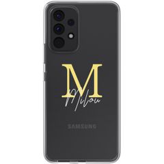 Coque avec votre propre photo et/ou texte Samsung Galaxy A53 - Letter