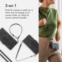 imoshion Etui de télephone portefeuille avec cordon Samsung Galaxy A35 - Noir