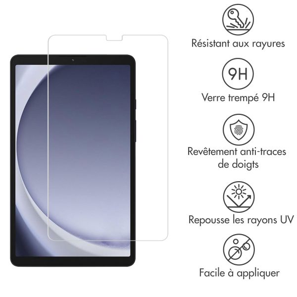 imoshion Protection d'écran en verre trempé Samsung Galaxy Tab A9 8.7 pouces - Transparent