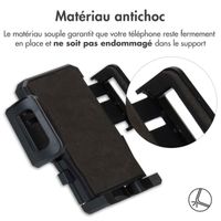 Accezz Support de téléphone vélo iPhone 6s - Réglable - Universel  - Noir