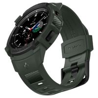 Spigen Rugged Armor™ Pro Case  Samsung Galaxy Watch 4 - 46 mm - Military Green