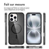 imoshion Coque Pailletée avec MagSafe Apple iPhone 16 Pro Max - Glitter Noir