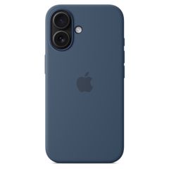 Apple Coque en silicone MagSafe Apple iPhone 16 - Denim