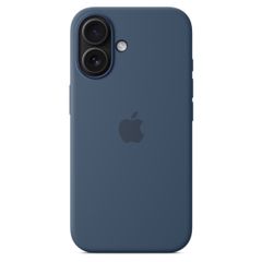 Apple Coque en silicone MagSafe iPhone 16 - Denim