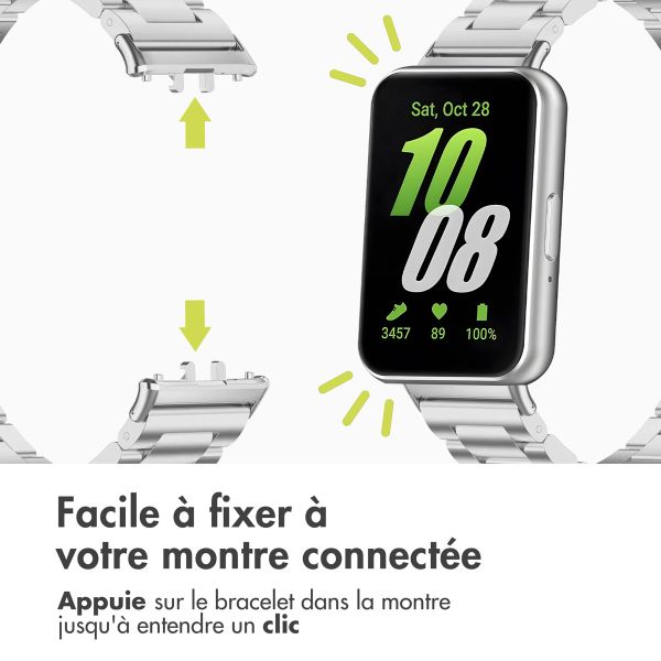 imoshion Bracelet en acier le Samsung Galaxy Fit 3 - Argenté