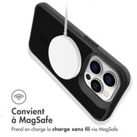 imoshion Rugged Hybrid Carbon Case avec MagSafe Apple iPhone 14 Pro Max - Noir