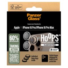 PanzerGlass Protection Caméra Hoop Optic Rings Apple iPhone 16 Pro / 16 Pro Max