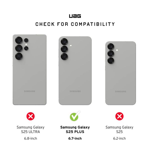 UAG Coque arrière Monarch Pro Samsung Galaxy S25 Plus - Kevlar Black