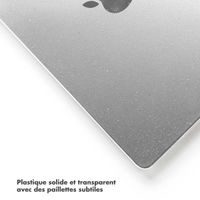 Selencia Coque Paillettes MacBook Air 15 pouces (2023) / Air 15 pouces (2024) M3 chip - A2941 / A3114 - Transparent