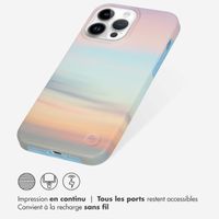 Selencia Aurora Coque Fashion iPhone 14 Pro Max - ﻿Coque durable - 100 % recyclée - Sky Sunset Multicolor