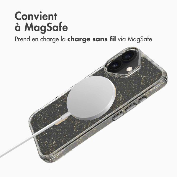 imoshion Coque Pailletée avec MagSafe iPhone 16 - Dorée