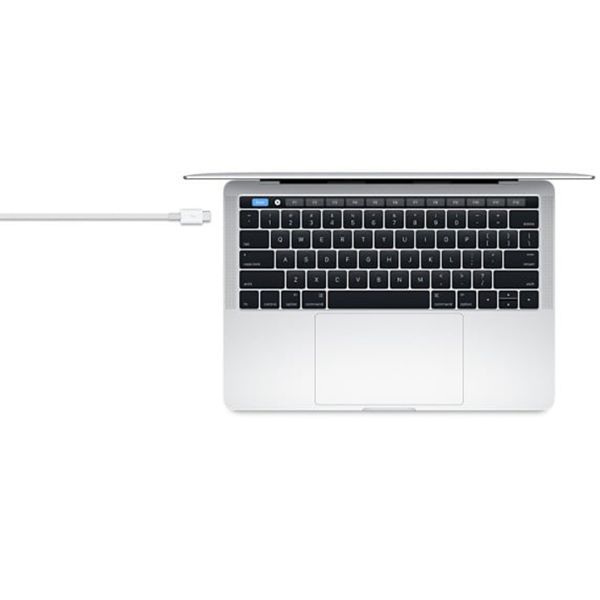 Apple ﻿Thunderbolt 3 Cable - Câble de charge pour MacBooks - 0,8 mètres - Blanc