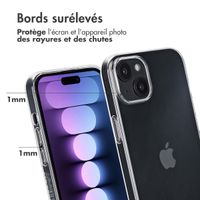 Accezz Coque Clear 100% recyclée Apple iPhone 15 Plus - Transparent
