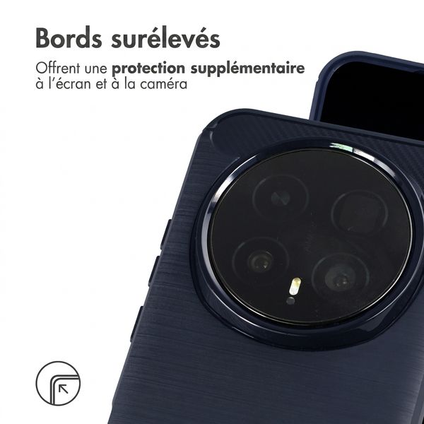 imoshion Coque Brushed Honor Magic8 Pro - Bleu foncé