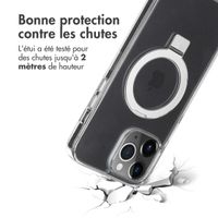 Accezz Coque Ring Stand avec MagSafe Apple iPhone 13 Pro Max - Transparent