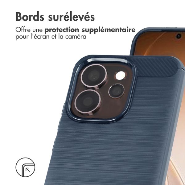 imoshion Coque Brushed Oppo Reno15 Pro (5G) - Bleu foncé