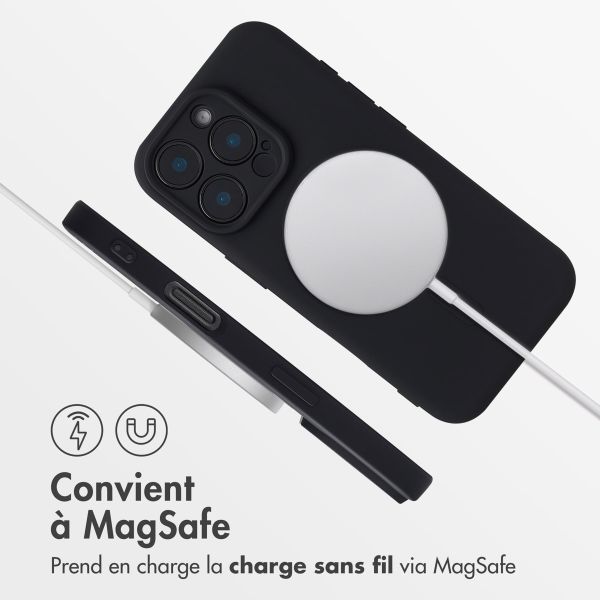 imoshion Coque Couleur avec MagSafe Apple iPhone 16 Pro - Noir