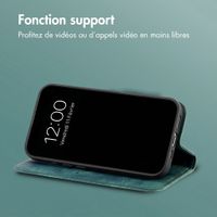 imoshion Étui de téléphone portefeuille Slim Motorola Moto G77 - Vert