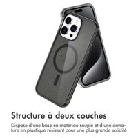 imoshion Coque Pailletée avec MagSafe Apple iPhone 15 Pro Max - Glitter Noir
