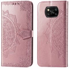 imoshion Etui de télephone Mandala Xiaomi Poco X3 (Pro) - Rose Doré