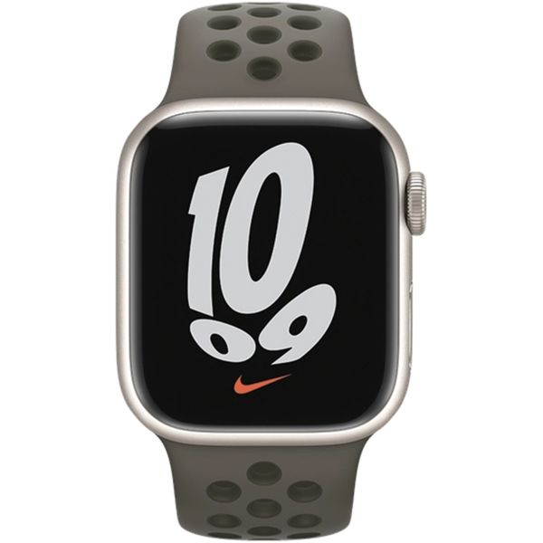 Apple Bracelet Nike Sport Apple Watch Series 1 t/m 9 / SE (38/40/41 mm) | Series 10 / 11 (42 mm) - Cargo Khaki
