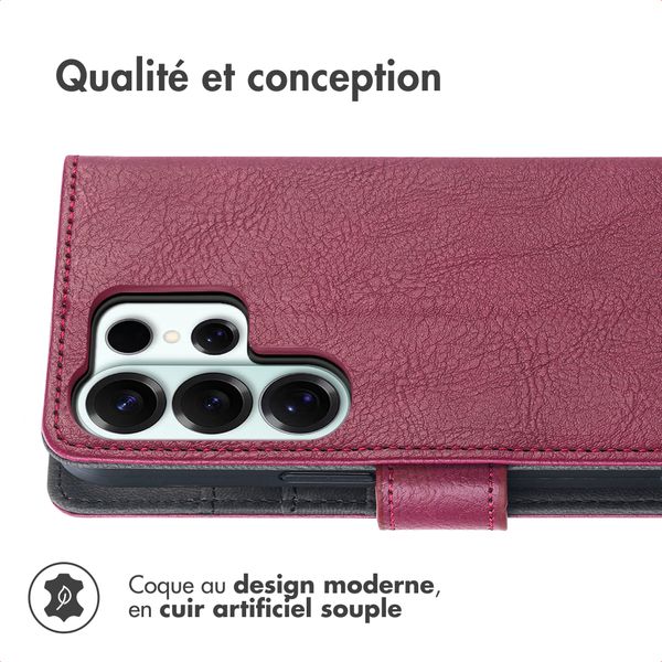imoshion Étui de télephone portefeuille Samsung Galaxy S26 Ultra - Bordeaux