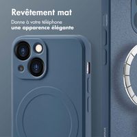 imoshion Coque Couleur avec MagSafe Apple iPhone 13 Mini - Bleu foncé