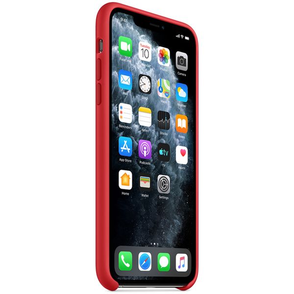 Apple Coque en silicone Apple iPhone 11 Pro Max - Rouge